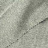Light Grey Marl Rib Knit, Cotton-Poly, 200 gsm — photo 1