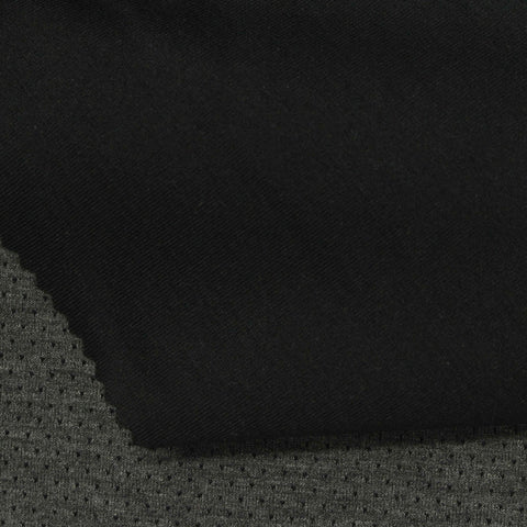 Dark Grey Dot Scuba Knit, Polyester