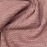 Dusty Rose Rib Knit, Cotton-Poly — photo 1
