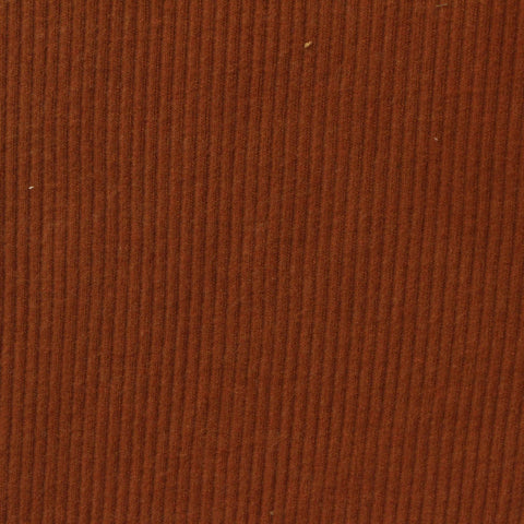 Polyester Viscose Stretch Rib Knit Fabric, 205 gsm, 140 cm — Brown