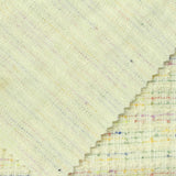Jacquard Polyester Cotton Stretch Bouclé Fabric, 260 gsm, 156 cm — Yellow — photo 1
