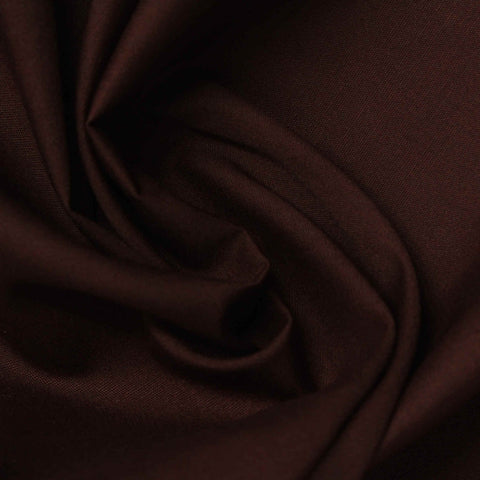 100% Cotton Poplin Fabric, 105 gsm — Brown