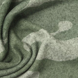 Green Camo Knit, Polyester, 216 gsm — photo 1