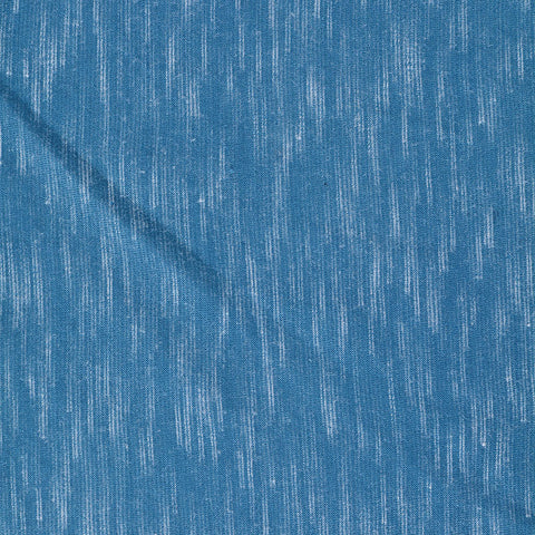 White Vertical-Line Jersey Knit, Poly-Viscose