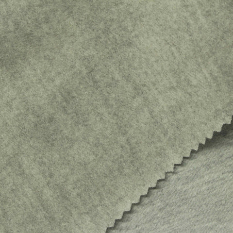 Light Grey Marl French Terry, Poly-Cotton, 230 gsm, 175 cm