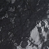 Black Floral Lace, Nylon, 135 gsm — photo 1