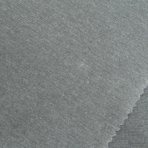 Grey-Green Heather Rib Knit