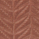 Terracotta Openwork Pointelle Knit, Polyester — photo 1