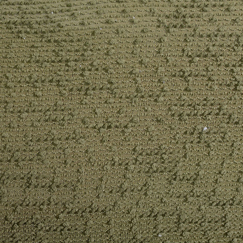 Green Dot Rib Knit, Viscose-Poly