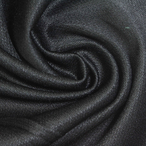 Dark Grey Heathered-Marl Birdseye Knit, Polyester, 215 gsm