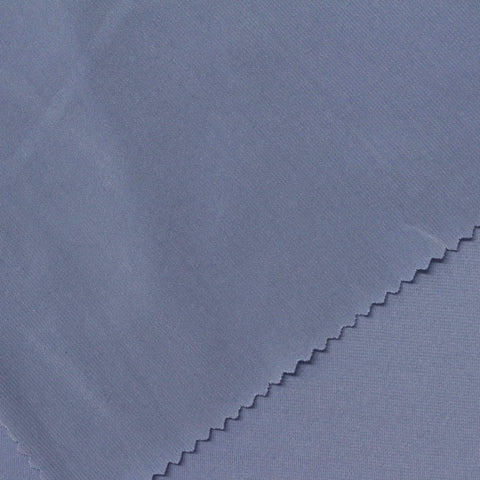 Polyester Stretch ITY Knit Fabric, 200 gsm — Blue