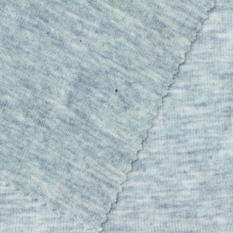 Polyester Viscose Rib Knit Fabric, 110 gsm, 155 cm — Blue