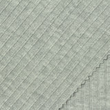 Polyester Viscose Stretch Rib Knit Fabric, 300 gsm — Grey — photo 1