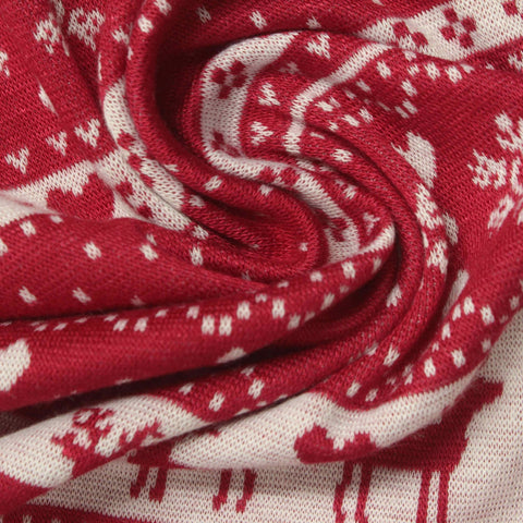 Red Hearts Jacquard, Viscose-Poly