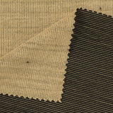 Beige Horizontal-Stripe Velvet, Polyester — photo 1