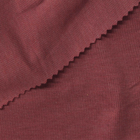 Tencel Lyocell Viscose Stretch Interlock Knit Fabric, 260 gsm, 170 cm — Red