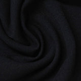 Polyester Stretch Scuba Knit Fabric, 270 gsm, 150 cm — Black — photo 1