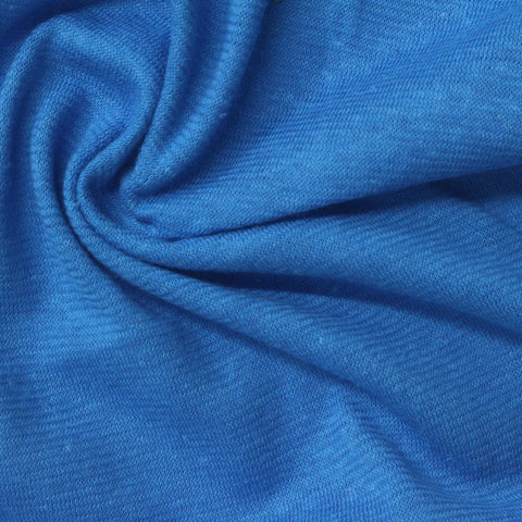 Blue Marl Jersey Knit, Cotton, 152 gsm