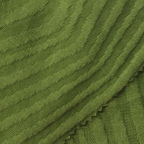 Green Tone-on-Tone Jacquard, Poly-Viscose, 240 gsm