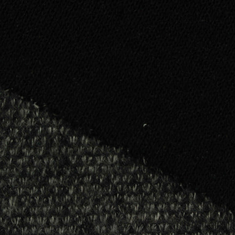 Dark Grey Marl Chunky Knit, Polyester, 365 gsm, 165 cm