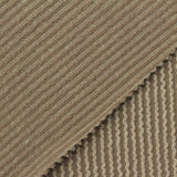 Brown Vertical-Stripe Jersey Knit, Poly-Viscose — photo 1