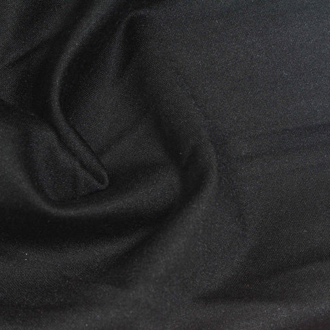 Jacquard Tencel Lyocell Nylon Stretch Knit Fabric, 440 gsm, 160 cm — Black