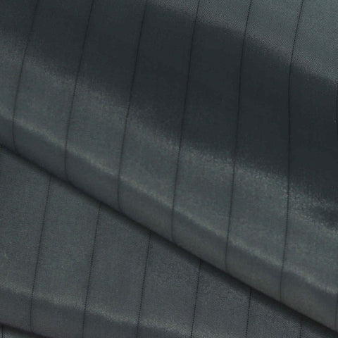 Dark Grey Vertical-Stripe Woven, Polyester
