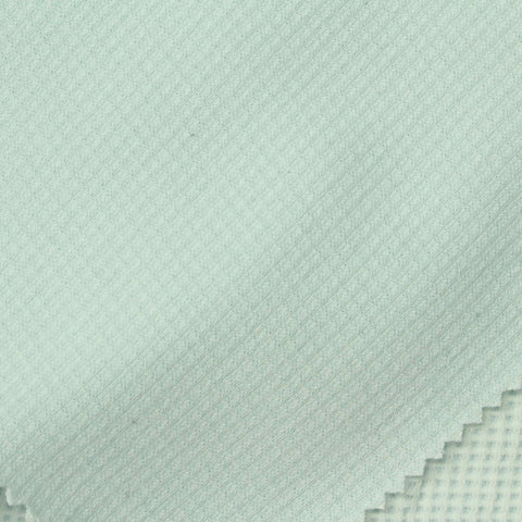Pale Mint Waffle Knit, Poly-Cotton