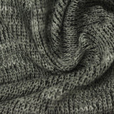 Heathered Grey Marl Chunky Knit, Viscose-Poly, 150 gsm, 155 cm — photo 1