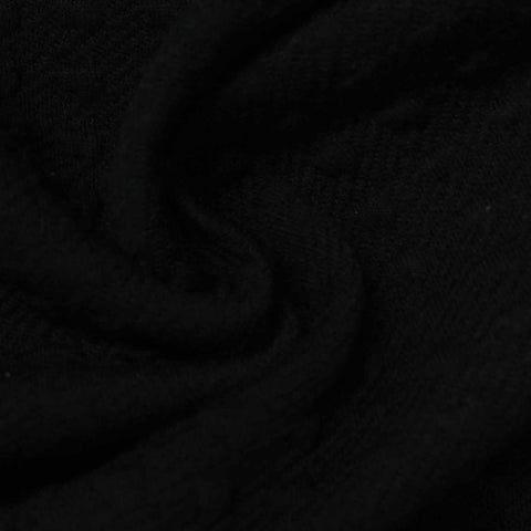 Black Chevron Jacquard