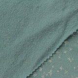 Brushed Polyester Stretch Chunky Knit Fabric, 180 gsm, 155 cm — Green — photo 1