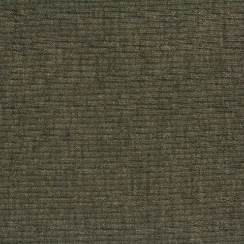 Dark Olive Heathered-Marl Rib Knit, Poly-Viscose