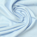 Brushed Polyester Stretch Jersey Knit Fabric, 160 gsm — Blue — photo 1