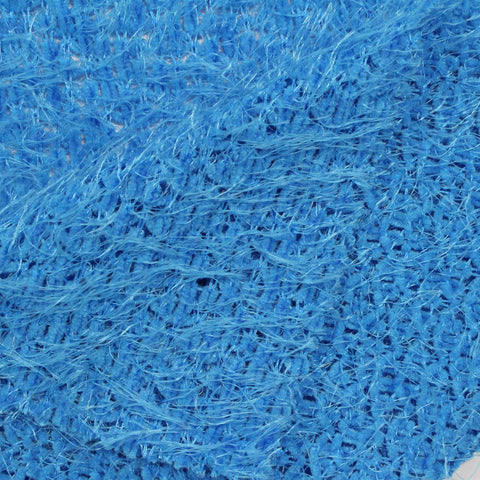 100% Polyester Chenille Fabric, 186 gsm, 155 cm — Blue