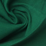 Cotton Polyester Stretch Rib Knit Fabric, 290 gsm, 115 cm — Green — photo 1