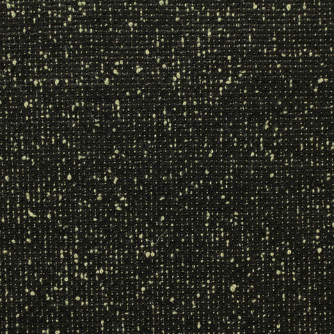 Black Houndstooth Interlock Knit, Polyester, 334 gsm