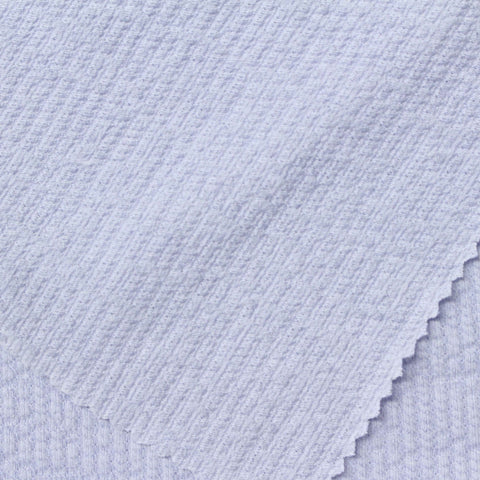 Light Blue Textured Jacquard, Cotton-Poly