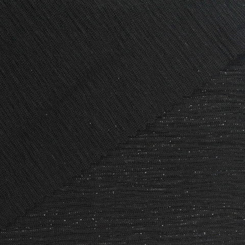 Black Marl Crepe, Polyester, 210 gsm