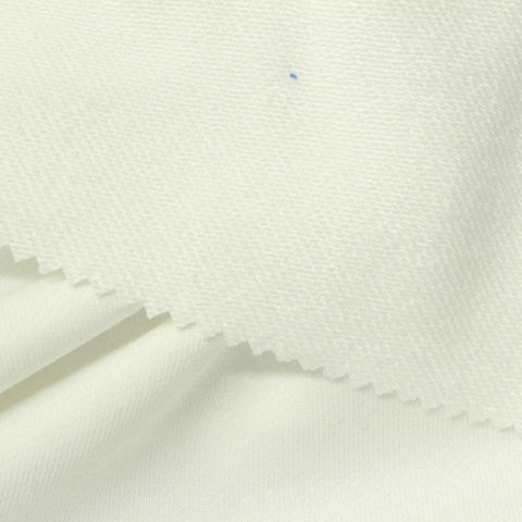 Cotton Polyester French Terry Fabric, 380 gsm, 180 cm — White