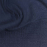 100% Cotton Crepe Fabric, 134 gsm — Navy — photo 1