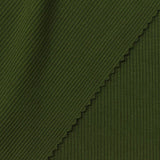 Viscose Stretch Rib Knit Fabric, 270 gsm, 127 cm — Green — photo 1