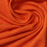 Orange Marl Jersey Knit, Poly-Viscose, 195 gsm — photo 1