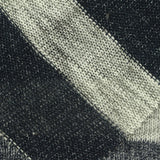 Dark Grey Horizontal-Stripe Chunky Knit, Viscose-Poly, 220 gsm, 160 cm, ref EF-262954 — photo 1