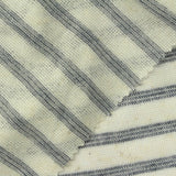 Dark Grey Horizontal-Stripe Knit, Viscose-Poly, 130 gsm, 160 cm — photo 1