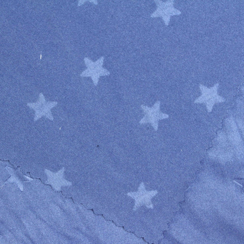 Blue Stars Milk Silk Knit, Polyester