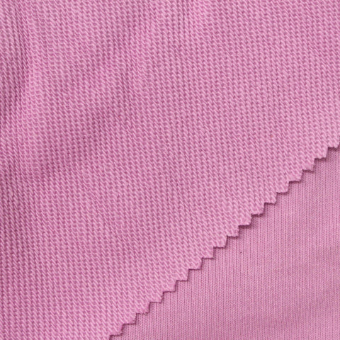 Cotton French Terry Fabric, 397 gsm, 184 cm — Pink