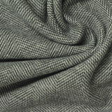 Black Houndstooth Knit, Polyester, 260 gsm, 185 cm — photo 1
