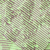 Purple Horizontal-Stripe Pointelle Knit, Poly-Cotton — photo 1