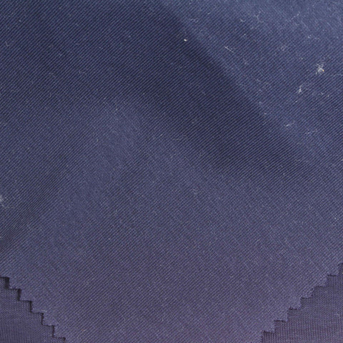 Navy Rib Knit, Cotton-Poly