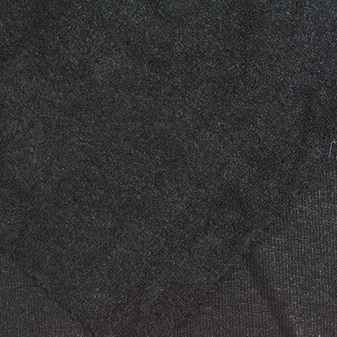 Viscose Polyester Blend Stretch French Terry Fabric, 280 gsm, 185 cm — Grey